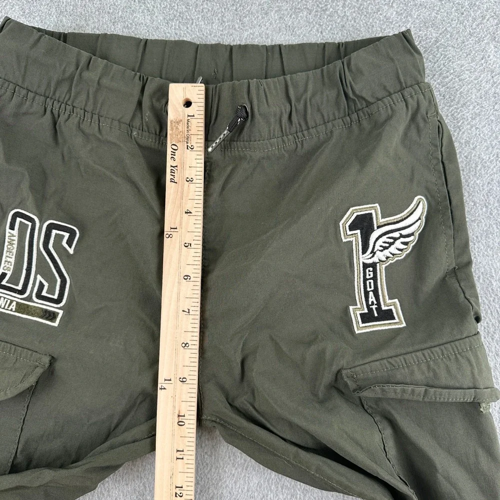 Ring of Fire Jogger Pants Boys 14 Green Los Angeles GOAT Cargo RBB1609NT Stretch